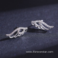 925 Sterling Silver Angel Wings Earrings fashion